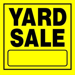 Yard Sale