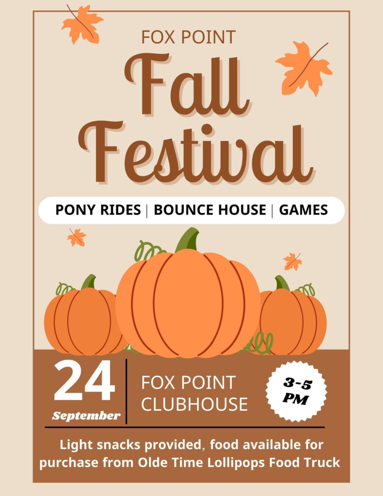 Fall Festival @ Fox Point Clubhouse | Fredericksburg | Virginia | United States